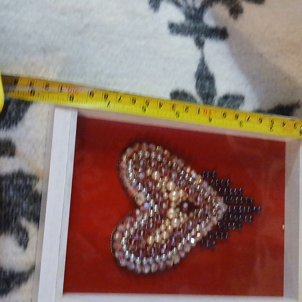 Cute Handmade HEART Picture In Frame - Picture 8 of 10